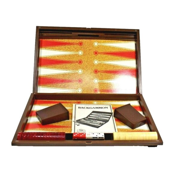 Vintage Milton Bradley 1978 Tournament Backgammon Game Complete - Picture 2 of 9